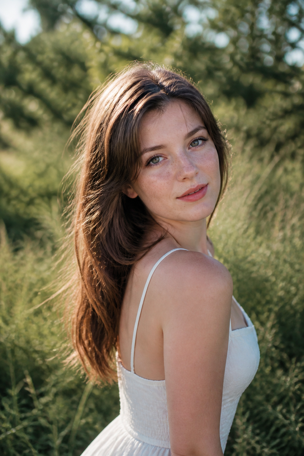 AI photo enhancer example: crisp natural-light portrait with clearer skin texture and balanced exposure