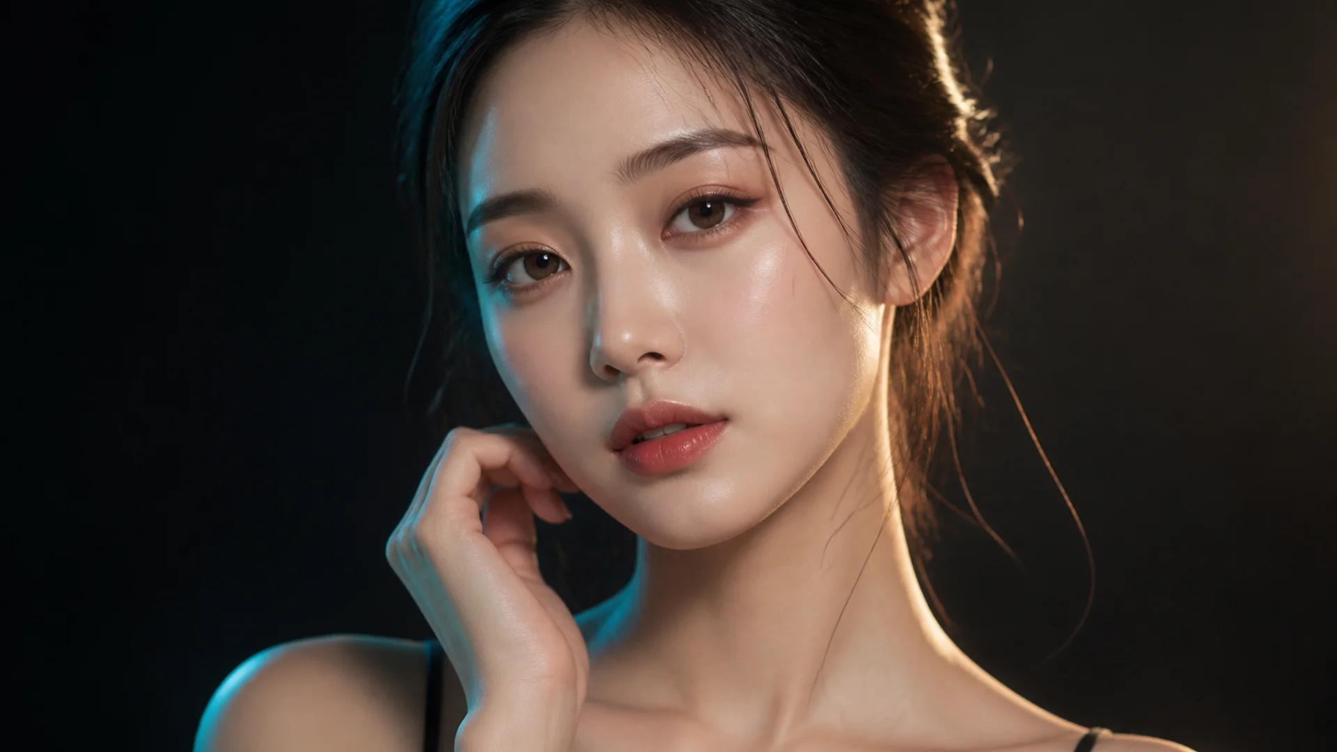 修图能力：精修后的高级柔光人像成片