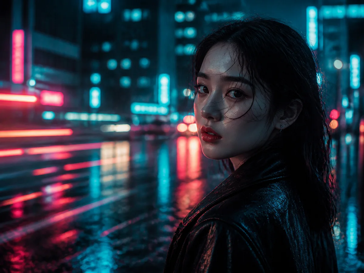 Seedance 成片：雨夜霓虹电影感