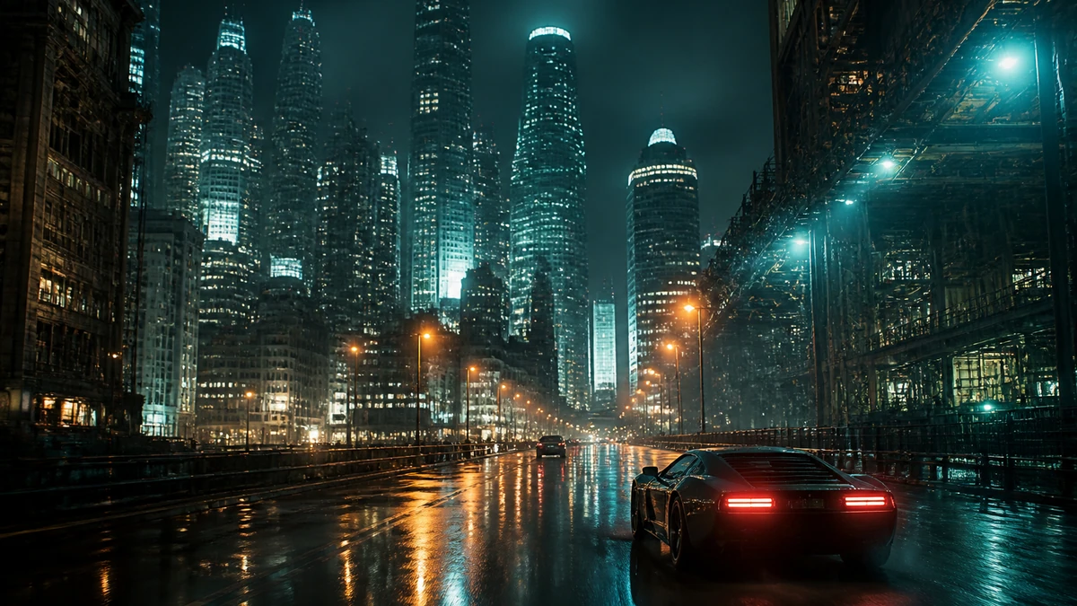 GPT Image 2 概念夜景示例