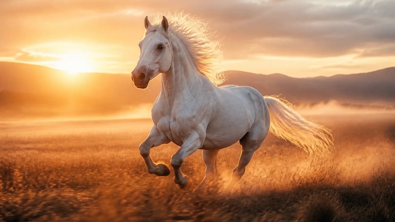 HappyHorse 封面：晨光奔马