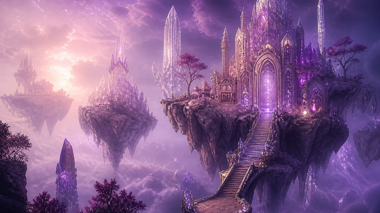 Midjourney 封面：梦幻奇幻场景